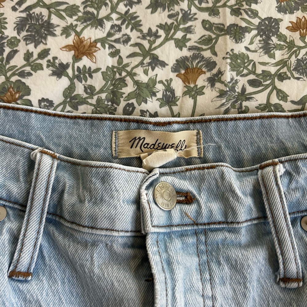Madewell   Perfect Vintage Women's High Rise Light Blue Jeans